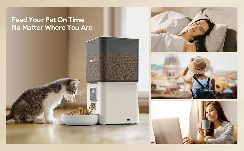 Smart Automatic Pet Feeder with Timed Feeding System