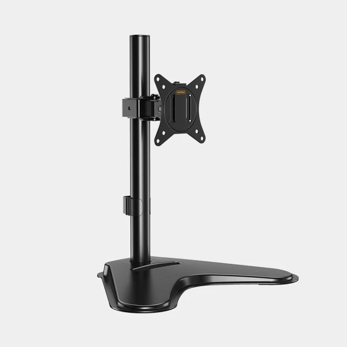 VonHaus single monitor mount and stand in black metal for 13-32 inch LCD monitors and TV screens
