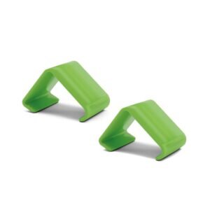 Form Kaze green polypropylene and steel storage clips in size 30mm, pack of 20