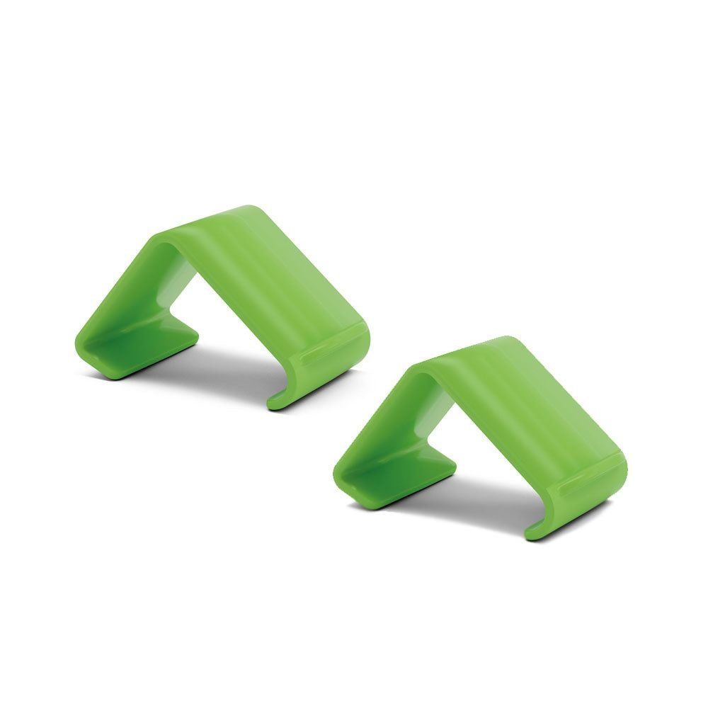 Form Kaze Green Polypropylene (PP) & steel Storage clip (L)30mm, Pack of 20